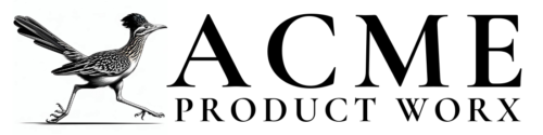 Horizontal Official logo of ACME Product Worx