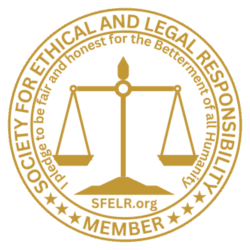 Great Seal of the Society For Ethical and Legal Responsibility.